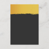 Midnight Gold Wedding Hotel Accommodations エンクロージャーカード (裏面)