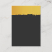 Midnight Gold Wedding Itinerary エンクロージャーカード (裏面)