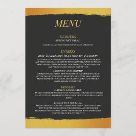 Midnight Gold Wedding Menu メニュー