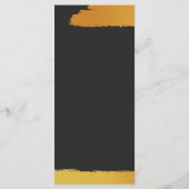 Midnight Gold Wedding Program プログラム (裏面)