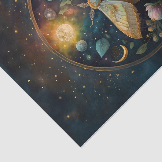 Midnight Gossamer Wings, Moth & Moon Vertical 薄葉紙 (詳細)