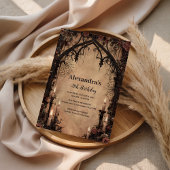 Midnight Gothic Cathedral Birthday 招待状