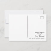 Midnight Halloweenポストカードでお待ち カード (裏面)