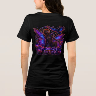 Midnight Has Wings Dark Fairy Women’s T-Shirt トライブレンドＴシャツ
