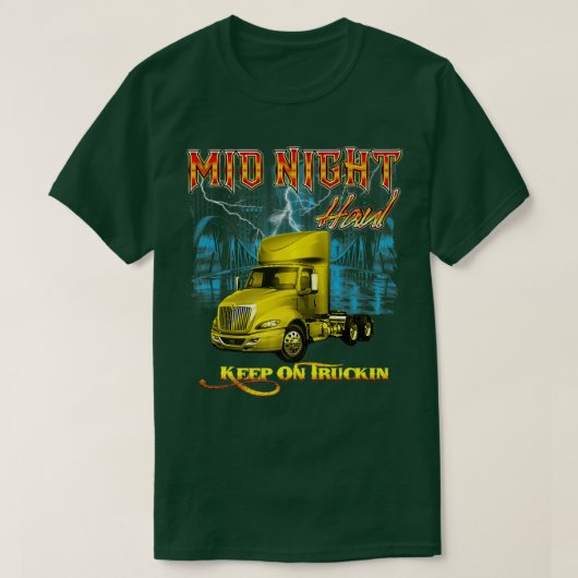 Midnight haul truck design92 tシャツ (デザイン正面)
