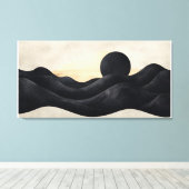 Midnight Horizon キャンバスプリント (インサイチュ (ウッドフロア))