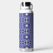 Midnight Indigo Kaleidoscope  ウォーターボトル (背面)
