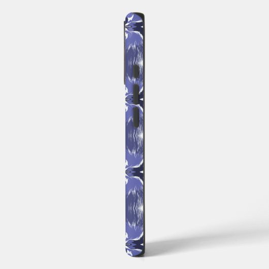 Midnight Indigo Kaleidoscope  Case-Mate iPhoneケース (裏面 / 左)