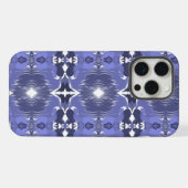 Midnight Indigo Kaleidoscope  iPhoneケース (裏面横)