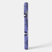 Midnight Indigo Kaleidoscope  iPhoneケース (左側面)