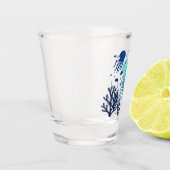 Midnight Jelly | Glowing Ocean Shot Glass Design ショットグラス (左)