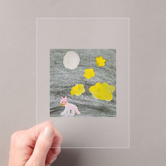 Midnight Kitty Adventure_Invitation Card アクリル招待状 (インサイチュ (ポータブル))