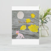 Midnight Kitty Adventure_Invitation Card 招待状 (スタンド正面)