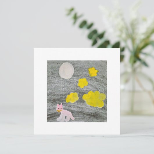 Midnight Kitty Adventure_Invitation Card 招待状 (スタンド正面)