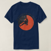 MIDNIGHT LIGHTNING Distressed Bouldering Rock Clim Tシャツ (デザイン正面)