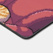 Midnight Lofi Pixel Art Retro Room Desk Mat デスクマット (コーナー)