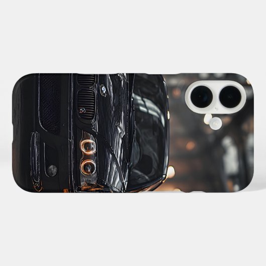 Midnight M-Stare Case-Mate iPhoneケース (裏面 (横))