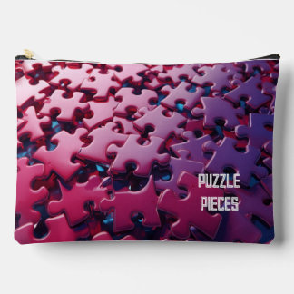Midnight Magenta Puzzle Piece Keeper Pouch アクセサリーポーチ