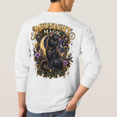 Midnight Magic 黒猫Tシャツ｜ Tシャツ (裏面)