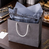 Midnight Manhattan Skyline  薄葉紙