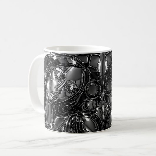 Midnight Marble Mug コーヒーマグカップ (正面左)