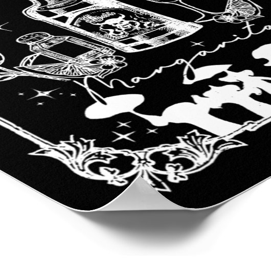 Midnight Margaritas Practical Magic Tee Halloween  ポスター (角)