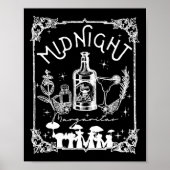 Midnight Margaritas Practical Magic Tee Halloween  ポスター (正面)