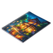 Midnight Matcha – Cozy Japanese Lofi Café ノートブック (左側)