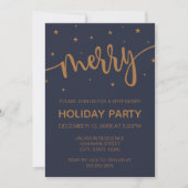 Midnight Merry Holiday Party Invitation 招待状 (正面)