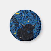 Midnight Moo Keychain マグネット (正面)