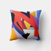 Midnight Muse - Black Cat and Art Edit クッション (裏面)