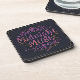 Midnight Muse Gothic Coaster Set | Velvet Chaos Co コースター