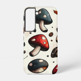 Midnight Mushrooms – コテージコア 森のスマホケース Samsung Galaxy S22ケース
