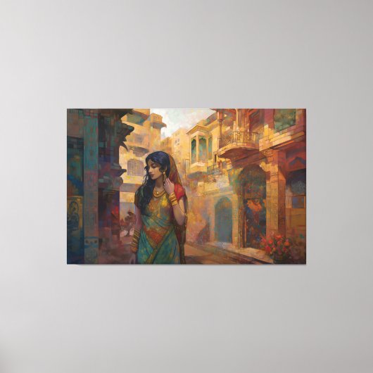 Midnight Musings, by artist Bella Catza キャンバスプリント (正面)