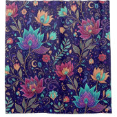 Midnight Mystic Garden シャワーカーテン (正面)