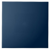 Midnight Navy, Deep Ocean Blue | #002448 タイル (正面)