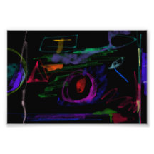 Midnight Neon Luminescent Echoes