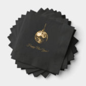 Midnight New Year's Eve Ball 箔ナプキン (インサイチュ (積み重ね))