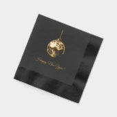 Midnight New Year's Eve Ball 箔ナプキン (左)