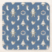 Midnight Nordic Noël! スクエアペーパーコースター (正面)