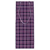 Midnight Plaid Wine Gift Bag ワインギフトバッグ (裏面)