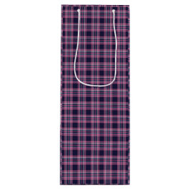 Midnight Plaid Wine Gift Bag ワインギフトバッグ