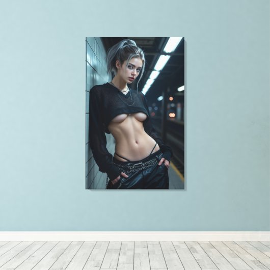 Midnight Platform Muse キャンバスプリント (インサイチュ (ウッドフロア))