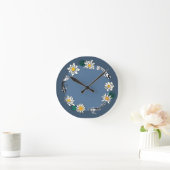 Midnight Pond Botanical Circle Wall Clock ラウンド壁時計 (ホーム)