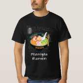 Midnight Ramen – The Taste of Silence Tシャツ (正面)