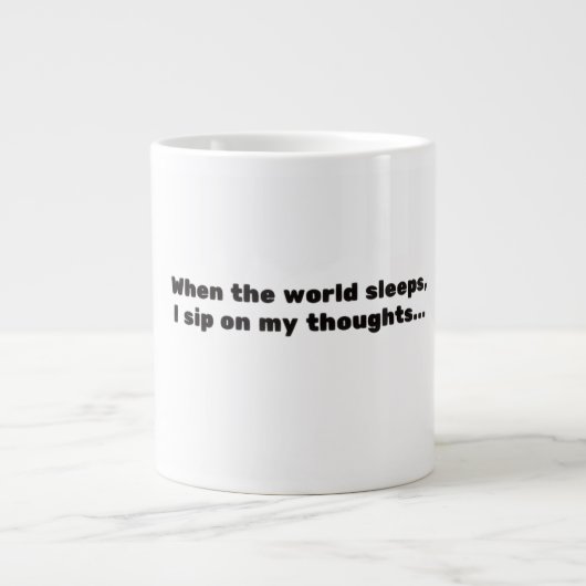 “Midnight Reflections” ジャンボコーヒーマグカップ (正面)