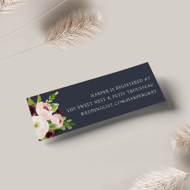 Midnight Romanceブライダルレジストリ挿入カード