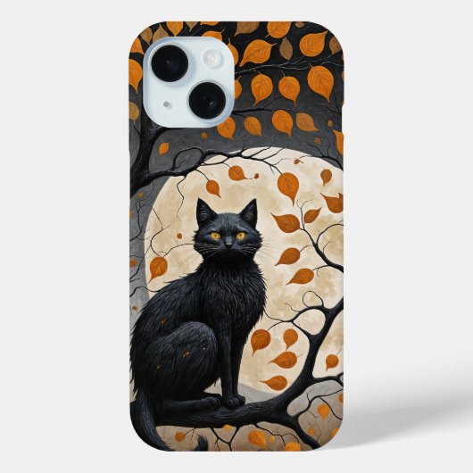 Midnight Sentinel Under the Harvest Moon Case-Mate iPhoneケース (裏面)