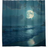 Midnight Shore - シャワーカーテン (正面)