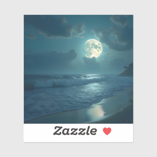 Midnight Shore - Square Vinyl シール (シート)